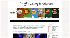 Desktop Screenshot of petersfieldfest.com