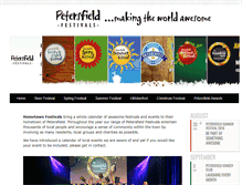Tablet Screenshot of petersfieldfest.com